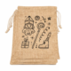 Geschenktas Sinterklaas jute zak 20 x 25 cm 2 assorti set van 3