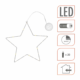 Lex ster met LED verlichting op batterij wit 30 cm