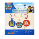Amscan spiraal slinger Paw Patrol 60 cm set van 6