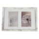 Fotolijst 2 passe-partout whitewash 10 x 15 cm