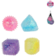 Glamour Squishy anti stress bal 4 cm assorti set van 3