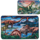 Out of te blue vloermat dinosaurus 80 x 50 cm 2 assorti