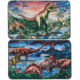 Out of te blue vloermat dinosaurus 80 x 50 cm 2 assorti