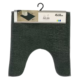 WC mat groen polyester 45 x 50 cm