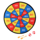 Dartbord klittenband 36 cm 5-delig