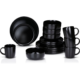 Alpina servies set zwart 16-delig