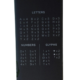 Gusta LED lightbox wit met 92 letters 50 cm