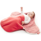 Wallaboo babydeken Coco rood/wit 70 x 90 cm