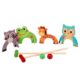 Croquetspel Animal hout 8-delig