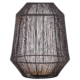 PTMD windlicht Justy L zwart/goudkleurig 38 cm