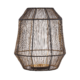 PTMD windlicht Justy M zwart/goudkleurig 32 cm