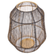 PTMD windlicht Justy L zwart/goudkleurig 38 cm