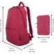 Tucano rugtas opvouwbaar rood 20 L