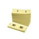 400009 Garderobe tickets geel  11 cm