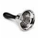 Relaxdays tafelbel zilverkleurig 12,5 cm