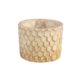 PTMD bloempot Settlers Honeycomb crème S 12 cm