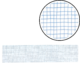 (R) Tchibo Tischläufer blau/weiß 180 x 40 cm VE46