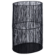 PTMD windlicht Javi metaal zwart 50 cm set van 3
