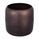 PTMD bloempot Djace aluminium koperkleurig 34 cm set van 3