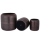 PTMD bloempot Djace aluminium koperkleurig 34 cm set van 3
