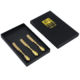 PTMD Thrust kaasmessen in giftbox goudkleurig set van 3