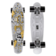Street Surfing skateboard beach board grijs/geel 55 cm