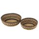 J-line mand zeegras 46 cm set van 2