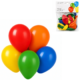 Amscan ballon multicolour 20 cm 10 stuks