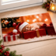 Deurmat kerst Kat 40 x 60 cm