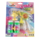 Bellenblaaspistool transparant 15 cm