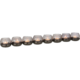 J-Line theelichthouder Craquele 8 bollen zwart 71 cm