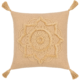 J-Line kussen Bloem beige 43 x 43 cm