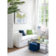 J-Line kussen Macrame blauw 45 x 45 cm