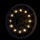 J-Line klok Radar LED zilverkleurig 80 cm