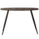 PTMD sidetable Tyano teakhout zwart 120 cm