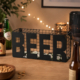 Out of the Blue dopjes verzamelbox Beer zwart 25 cm