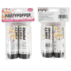 Confettikanon partypopper 10,5 cm 2 stuks