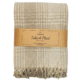 Take a Plaid polyback picknickplaid beige/wit  160 x 160 cm