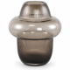 PTMD vaas Marlene rookglas bruin 25,5 cm