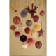J-Line kerstballen geel 17 cm 4 stuks