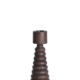 Light & Living kandelaar Almola mangohout donkerbruin 23 cm