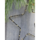 Kerstster LED op batterij zwart 45 cm