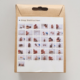 Boltze DIY kersthanger rendier vilt 10,5 cm set van 3