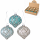 Boltze kerstbal glas Pelia 9 cm 3 assorti