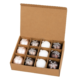 Boltze kerstbal Floka 8 cm 4 assorti