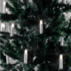 Lichtketting 30 LED kaarsen EU-stekker wit 7,3 m