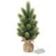 Kerstboom LED op batterij jute 37 cm