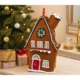 Kerst huis LED inklapbaar 60 cm 3 assorti