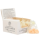 Amberblokje Roos babypoeder 2,5 cm organza zakje met 4 stuks