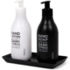 Kumai Dunkel Zypresse handseife und handlotion geschenkbox 2 x 200 ml